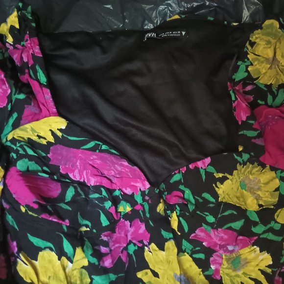 crop zara flower top - Picture 2 of 2